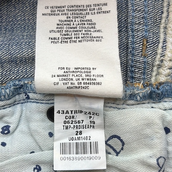 Pilcro And The Letterpress Anthropologie Fit Stet Size 28 - Picture 10 of 16